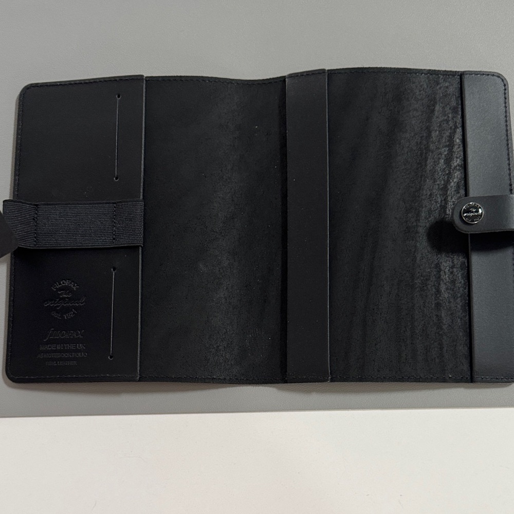 Black Leather Men's Bag - Picture 5 of 8